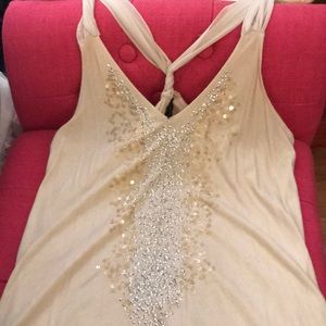 Nice, sequin long tank ✨